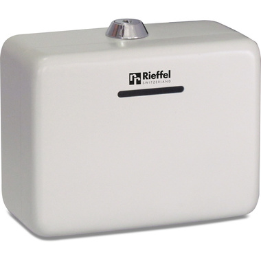 RIEFFEL SWITZERLAND Geldkassette A15471 12,5x6x9,5cm grauweiss