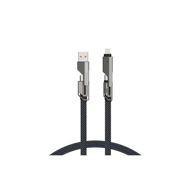 4smarts ComboCord Flat 240 W USB-A/USB-C - Lightning/USB-C 1,5 m