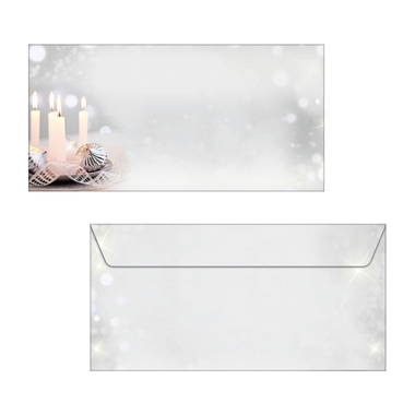 SIGEL Couvert Weihnachten C6/5 DU178 90g,Christmas Silence 50 Stk.