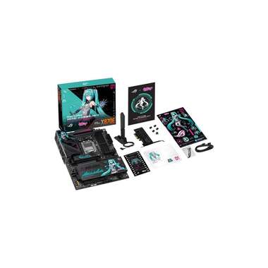 ASUS ROG Carte mère STRIX X870E-H GAMING WIFI7 Édition Hatsune Miku