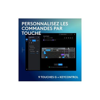 Logitech Gaming-Tastatur G915 X Lightspeed GL Tactile