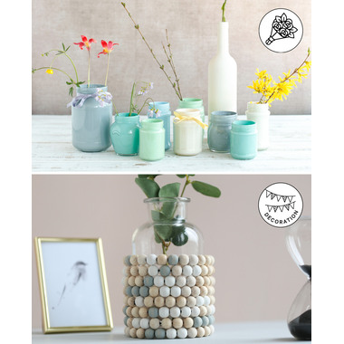 I AM CREATIVE Glas mit Bügelverschluss 5100.09 transparent 8x12cm