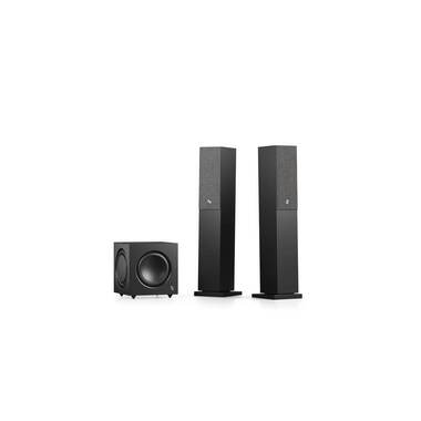 Audio Pro Paire d’enceintes de sol A38 Noir