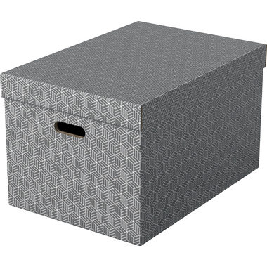 ESSELTE Aufbewahrungsboxen Home L 628287 510x355x305mm, grau 3 Stk