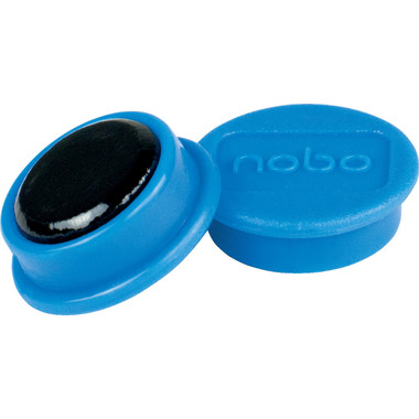 NOBO Aimant ronde 24mm 1915292 bleu 10 pcs.