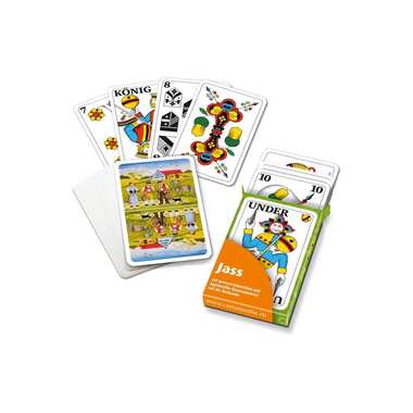 Carta.Media playing cards with Appenzell motif with extra large corner indices