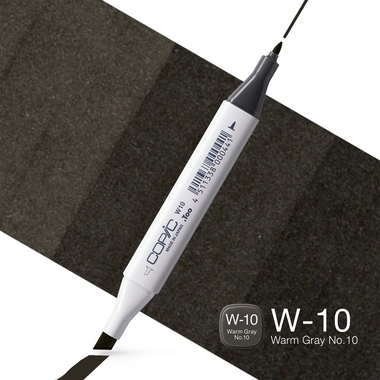 COPIC Marker Classic 20075113 W-10 - Warm Grey No.10