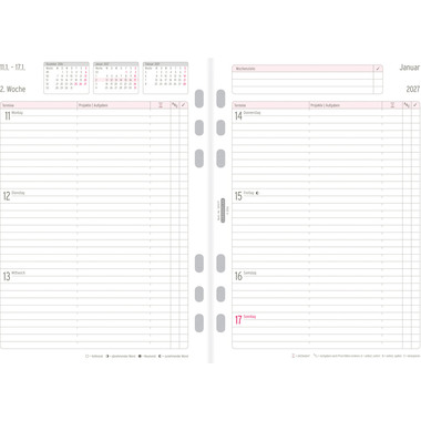 CHRONOPLAN Piano settimanale sost. 2027 50577Z.27 1S/2P A5