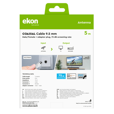 Câble d'antenne satellite | Ekon