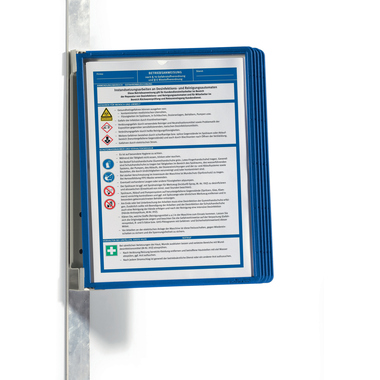 DURABLE Vario Magnet Wall, 5 Sherpa A4 591407 Set, blu scuro