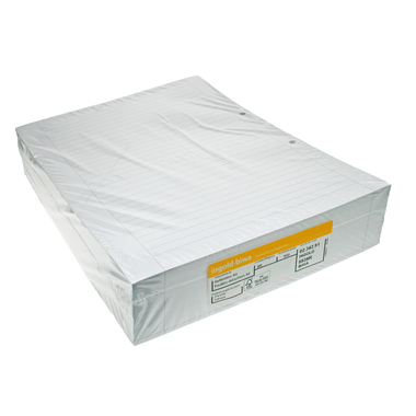 INGOLD-BIWA Inserto p. class. anello A4 02.342.91 bianco 90g 9mm fod. 500 fogli