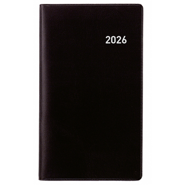 BIELLA Planer Paris 2026 851512020026U 1M/2S schwarz ML 7.5x12.6cm