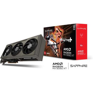 SAPPHIRE Grafikkarte AMD Radeon RX9060 XT NITRO OC 16GB GDDR6