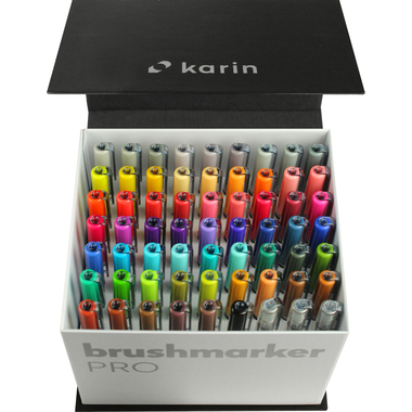 KARIN Brush Marker PRO 27C7 Mega Box 60 Farben