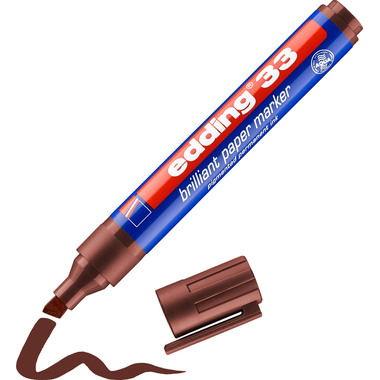 EDDING Permanent Marker 33 1-5mm 33-7 marrone