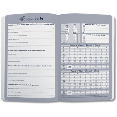JOLIE Agenda Flair 2026 J6113 1S/2P sky blue ML A5