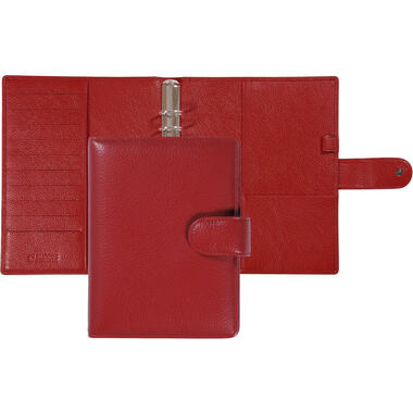 SUCCES Agenda A5 carnet Cadiz 84736545U cuir rouge 18.5x23.6cm