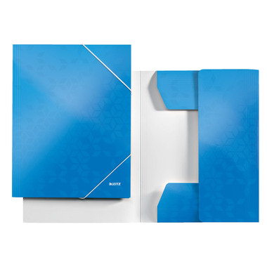 LEITZ Gummibandmappe WOW A4 39820036 blau