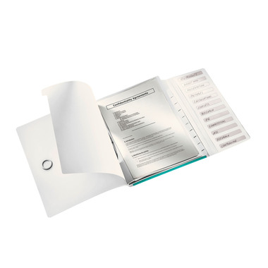 LEITZ Ordnungsmappe WOW PP A4 46340051 blau 12-teilig