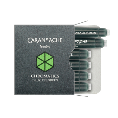 CARAN D'ACHE Cartouche d'encre 8021.221 Delicate Green 6 pcs.