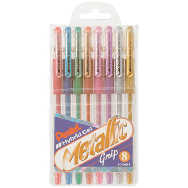 PENTEL Hybrid Gel Grip 0,8mm K118M-8 8 Farben