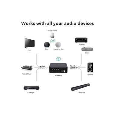 WiiM Lecteur audio réseau Pro Noir