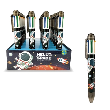 ROOST Penna sfera HABP-001 Hello Space, 4 colori