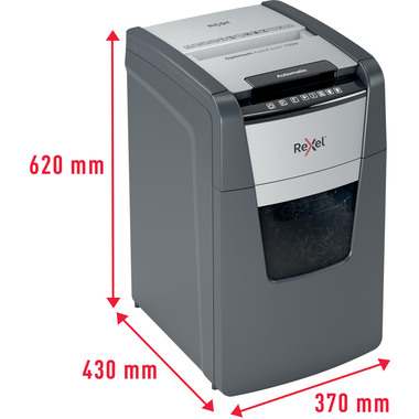 REXEL Aktenvernichter Optimum AF+ 2020130MCH 130M, P-5, 44lt
