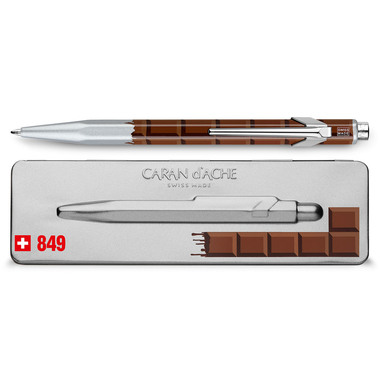CARAN D'ACHE Penna sfera 849 849.752 cioccolata astuccio
