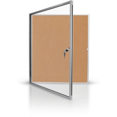 MAGNETOPLAN Schaukasten SP 610x730x40mm 1215024 Indoor, Kork 4xA4