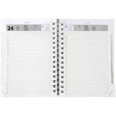 SIMPLEX Business Timer 2026 75743B5.26 1J/1P bleu ML 14.8x20.8cm