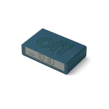 Sveglia digitale Lexon Flip Classic Blu