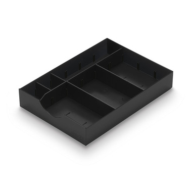STYRO Schubladeneinlage styrodoc 268-405.95 schwarz 6-teilig