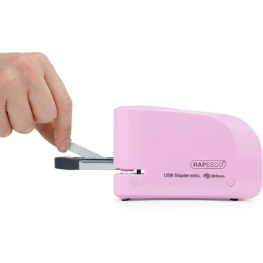 RAPESCO Heftgerät Autom. USB/Batterie 1451 rosa