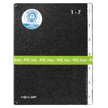 PAGNA Dossier à soufflets Classic A4 24071-04 noir 1-7