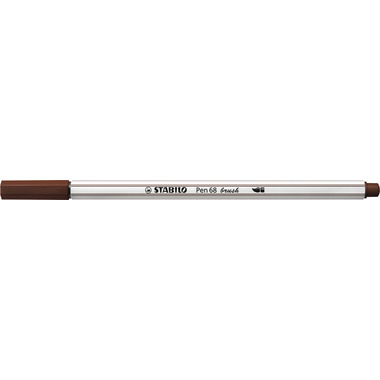 STABILO Penna Fibra 68 brush 568/45 marrone