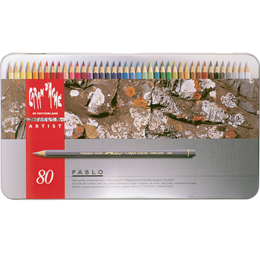 CARAN D'ACHE Farbstifte Pablo 666.380 ass. 80 Stück