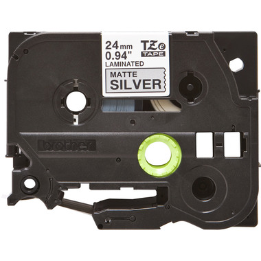 PTOUCH Flexitape lam. noir/argent-mat TZe-M951 pour PT-550 24 mm