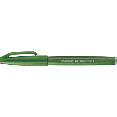 PENTEL Brush Sign Pen SES15C-D2 olivegrün