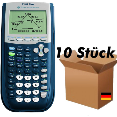 TEXAS INSTRUMENTS Calcolatrice 84+ TP GER DE, 10 pezzi