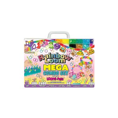 BANDAI Kits de bricolage Rainbow Loom Mega Combo Set – Loomi-Pals