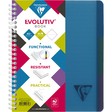 CLAIREFONTAINE LINICOLOR Quaderno A5+ 329756 L8+MC 90 fogli