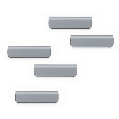 DURABLE DURAFIX Clip 60mm 470523 metallic silver 5 pezzi