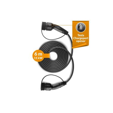 EV Buddy Câble de chargement Charge 11 Tesla Edition Type 2 11 kW, 6 m
