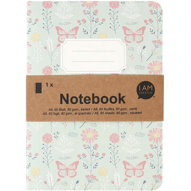 I AM CREATIVE Notizbuch A6 4005.42 grün 60 Seiten
