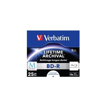 Verbatim BD-R M-Disc 25 GB, boîte à bijoux (5 Pièce/s)