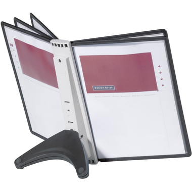 DURABLE Système de présent.SHERPA Soho 554001 noir avec 5 pochettes A4