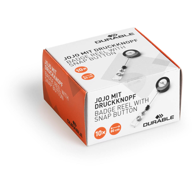 DURABLE Meccanismo di avvolgimento 815258 buttoni press. 80cm 10 pezzi