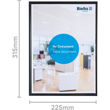 BIELLA Präsentationsmappe Pearl#1 18640102U schwarz