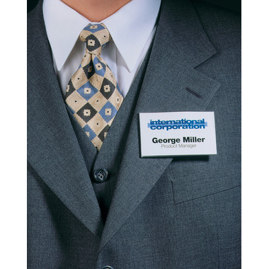 DURABLE Namensschild mit Magnet 811719 transp., PVC, 54x90mm 25 Stk.